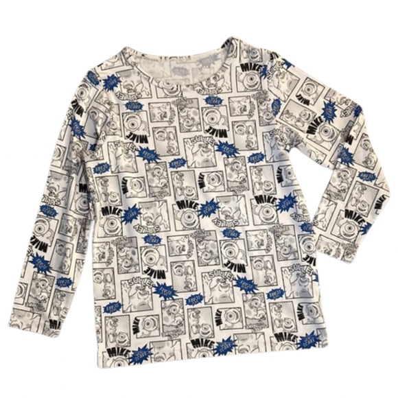 UNIQLO MONSTERS INC long sleeved shirt kids HEATTECH - Picture 1 of 6